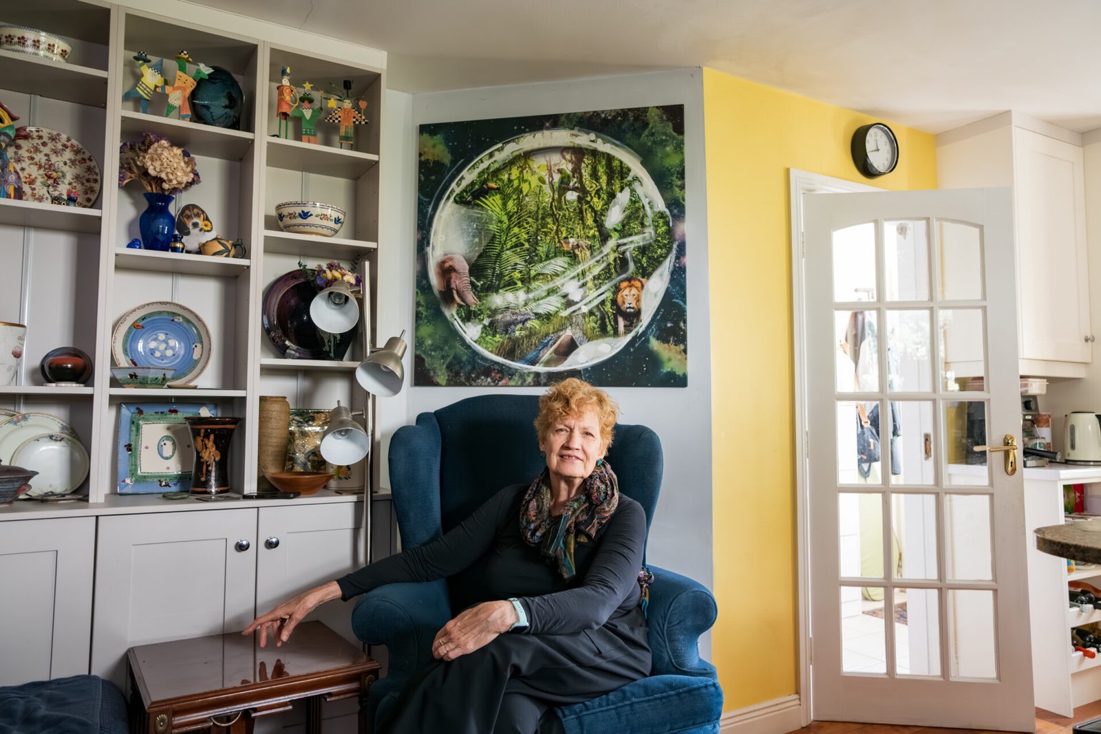 shot of Alana in her home with unlimited possibilites over her head