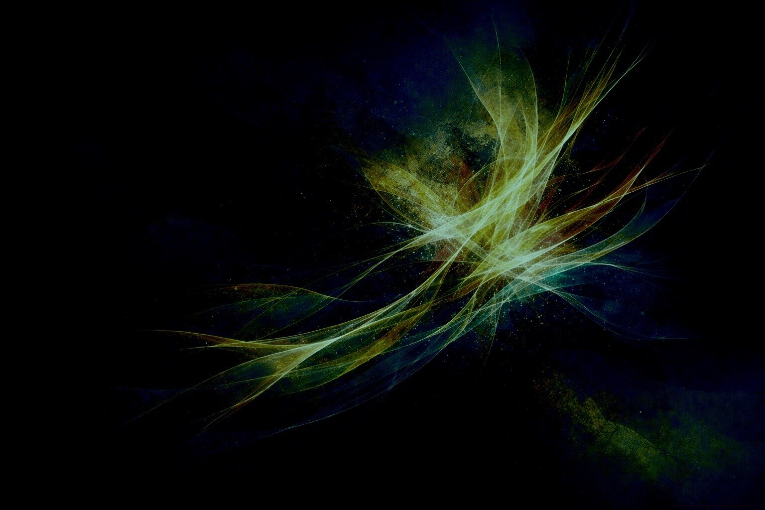 dark background with vibrant colors as joy passing through memory
